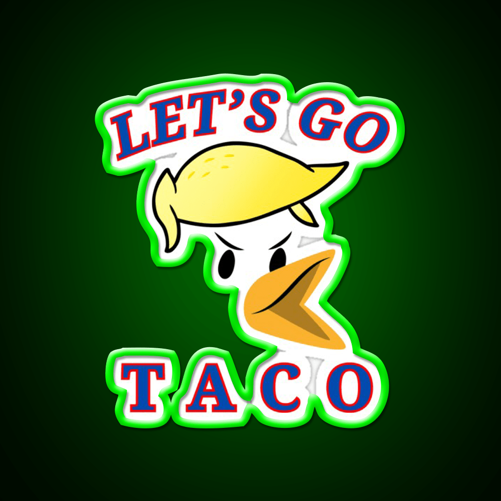 Lets Go Taco Led Neon Sign Mexican Food Sign Taco Light Kitchen Sign Rgb Color - Shineneon