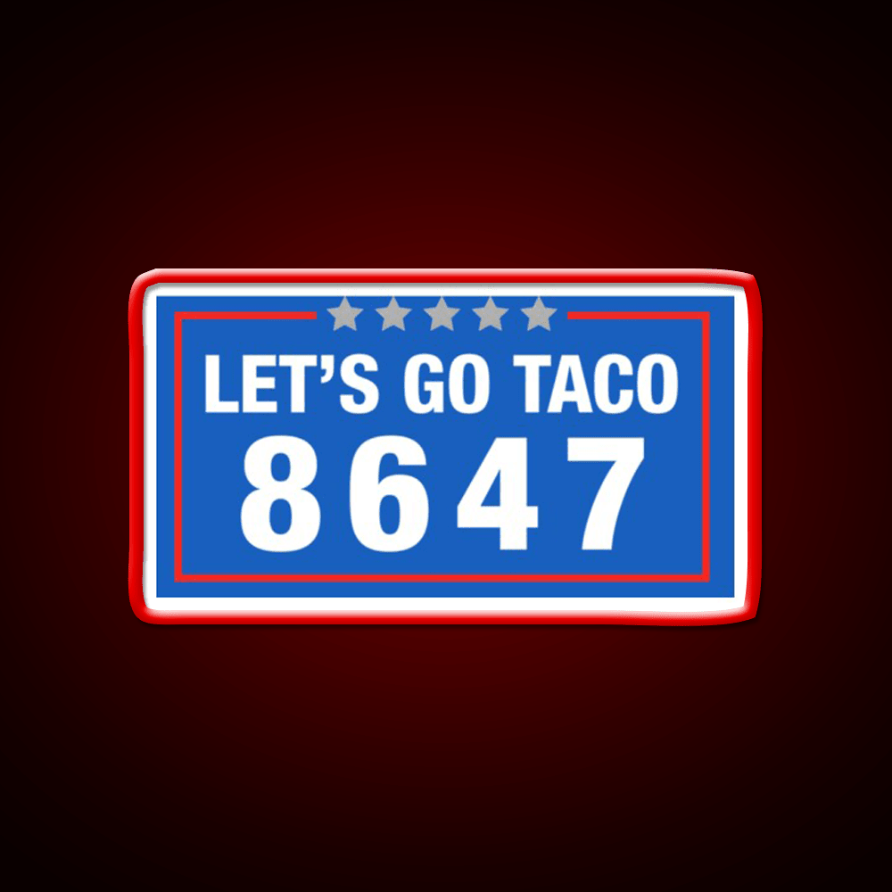 Lets Go Taco Retro Vintage Lets Go Taco Led Neon Sign Rgb Color - Shineneon
