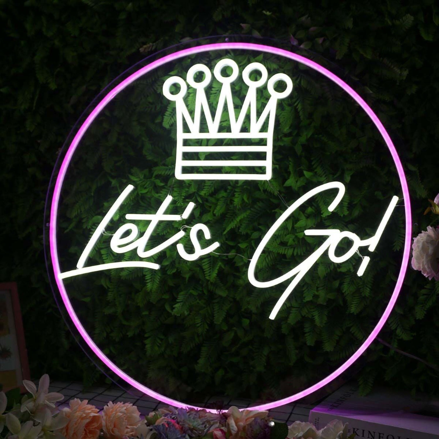 Lets Go With Crown Neon Sign | Shineneon