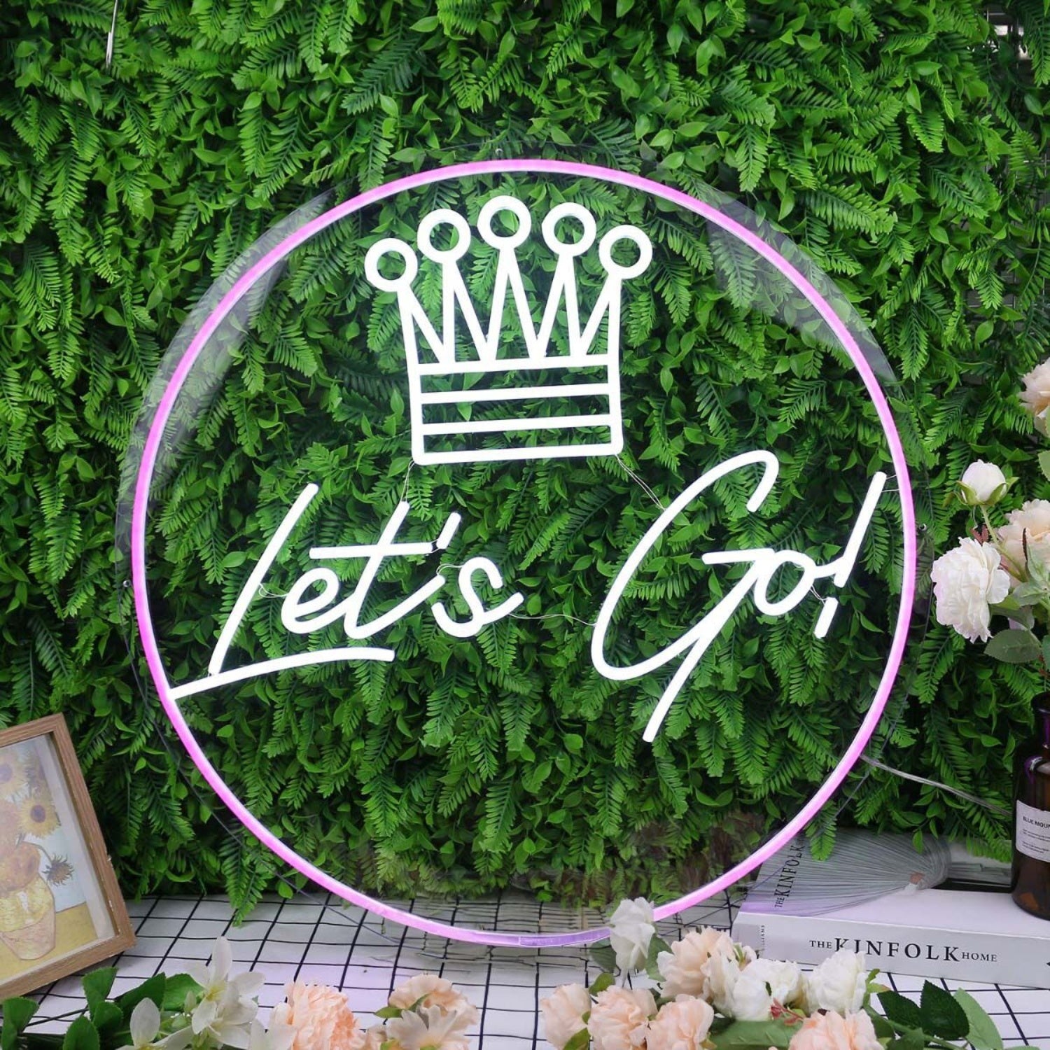 Lets Go With Crown Neon Sign | Shineneon