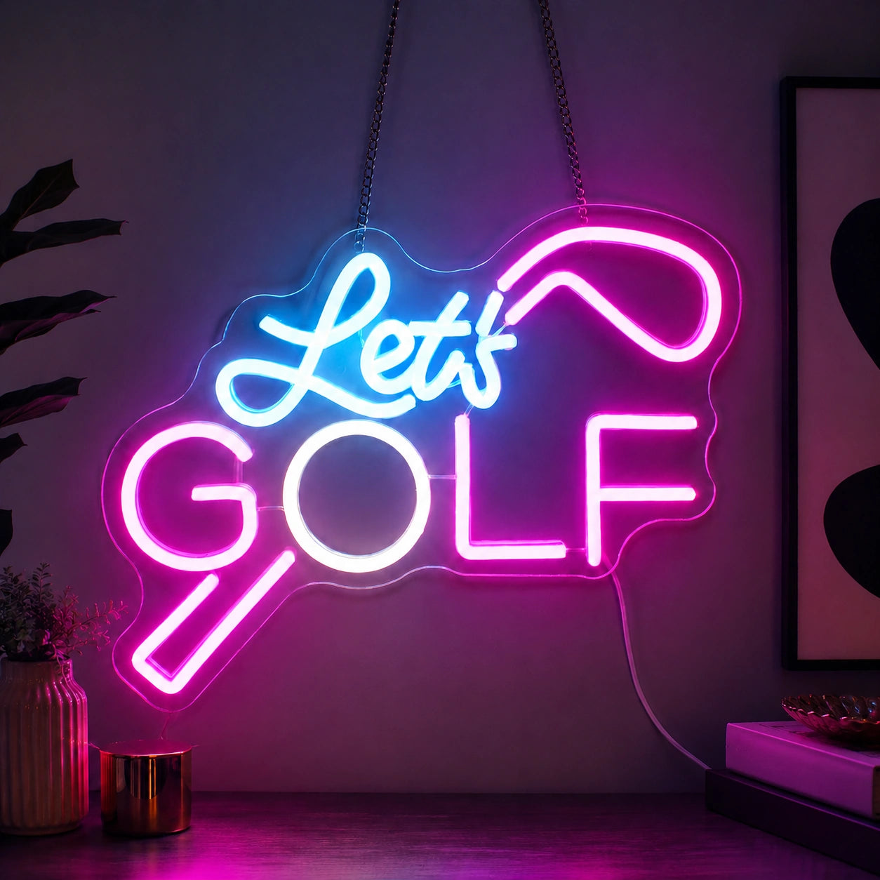 Lets Golf Neon Sign LED Neon Sign high-converting product image