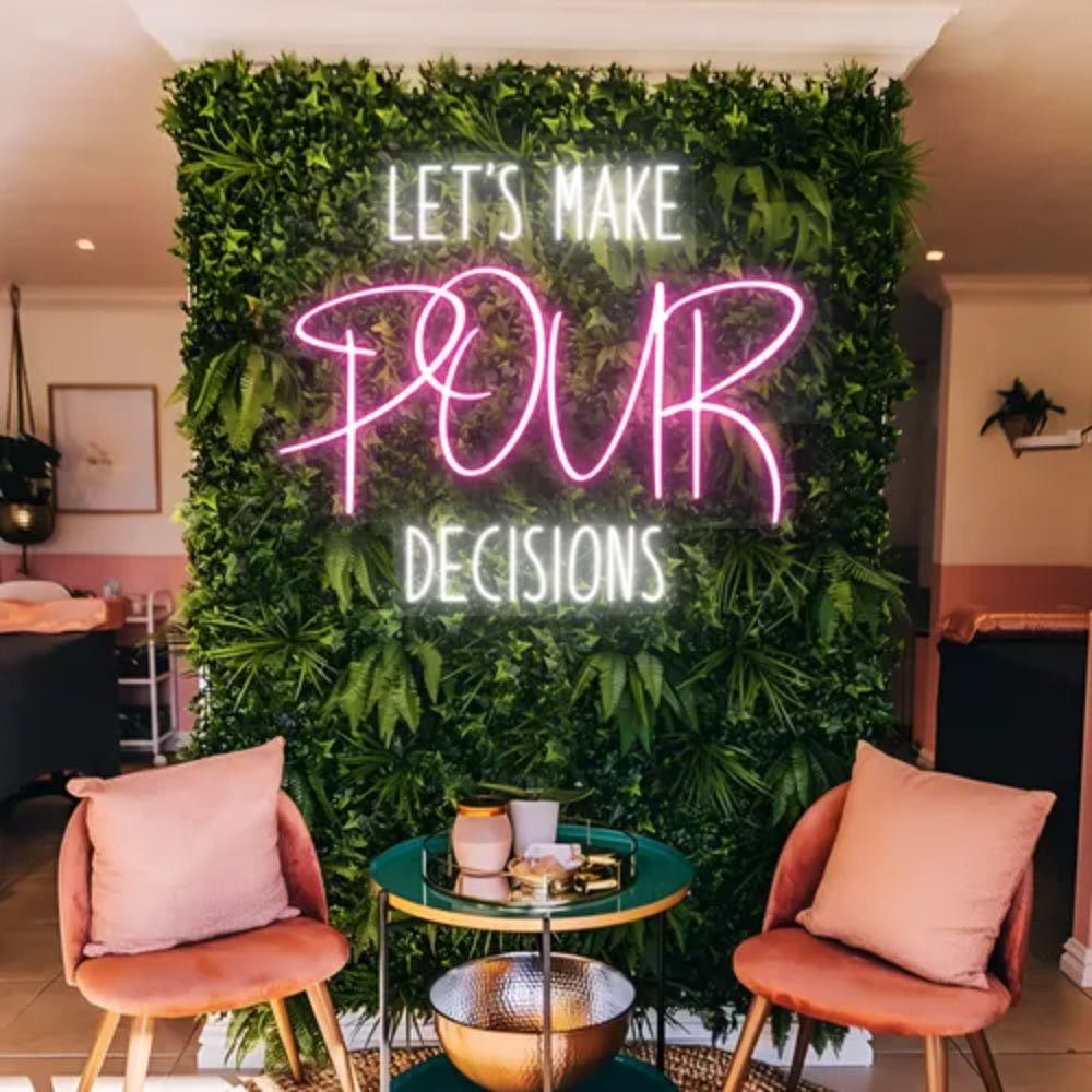 Lets Make Pour Decisions Led Neon Signs | Shineneon