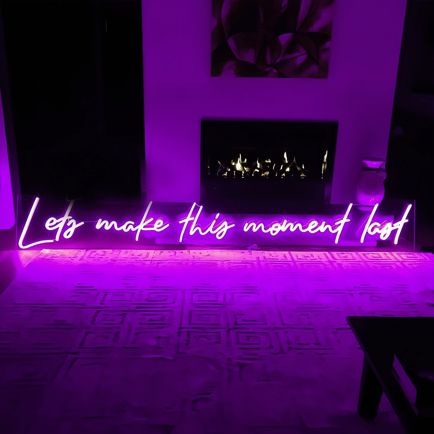 Lets Make This Moment Last Neon Sign Illuminate Your Memories | Shineneon