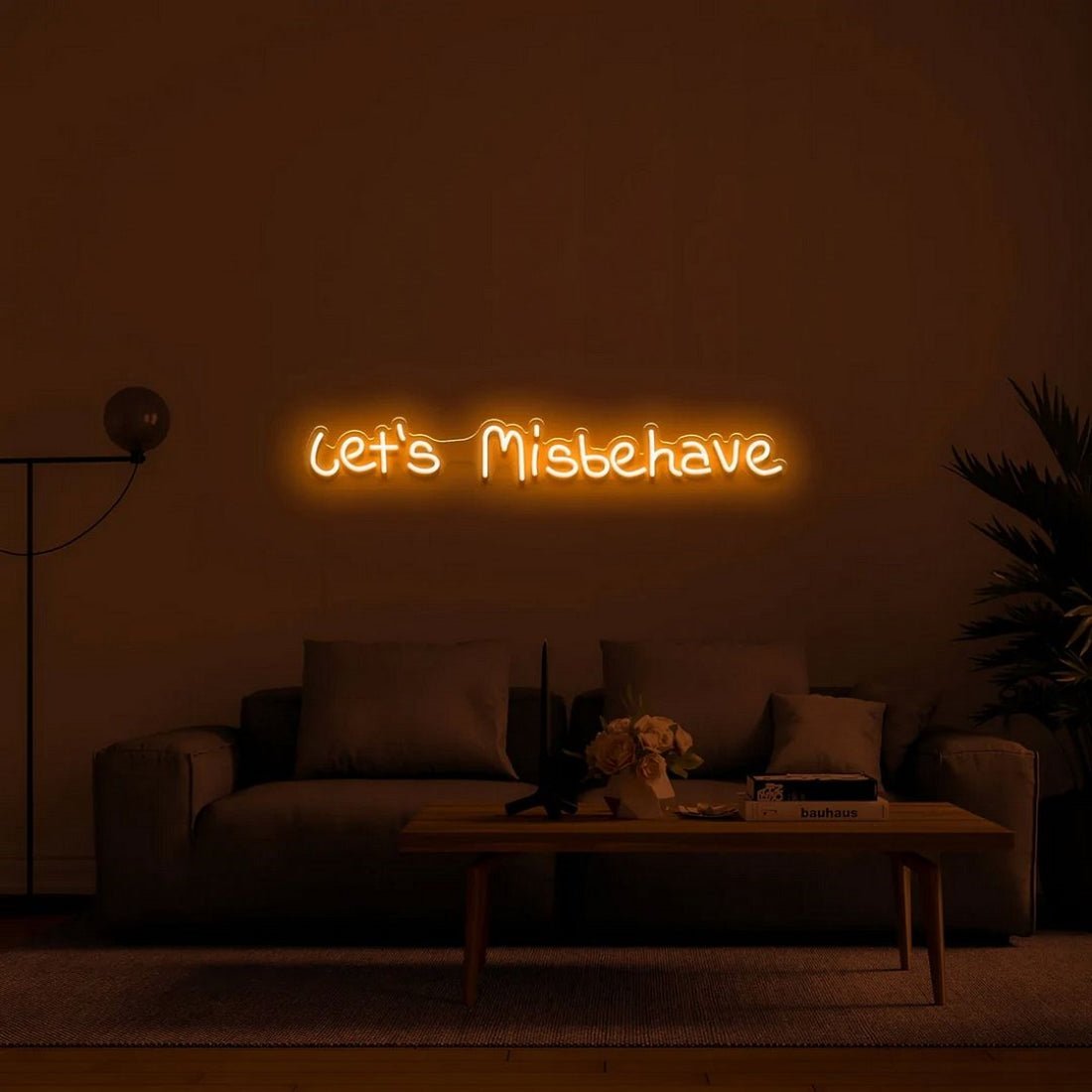 Lets Misbehave Led Sign Business Neon Signs - Shineneon