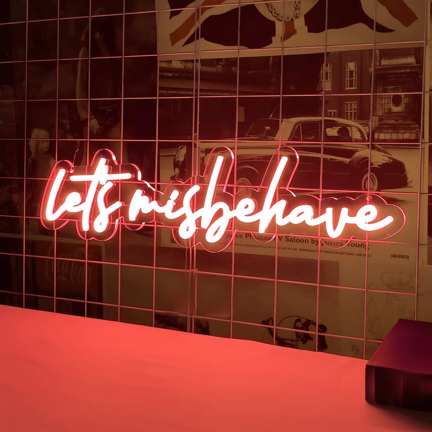 Lets Misbehave Neon Sign Light Up Your Wild Side | Shineneon
