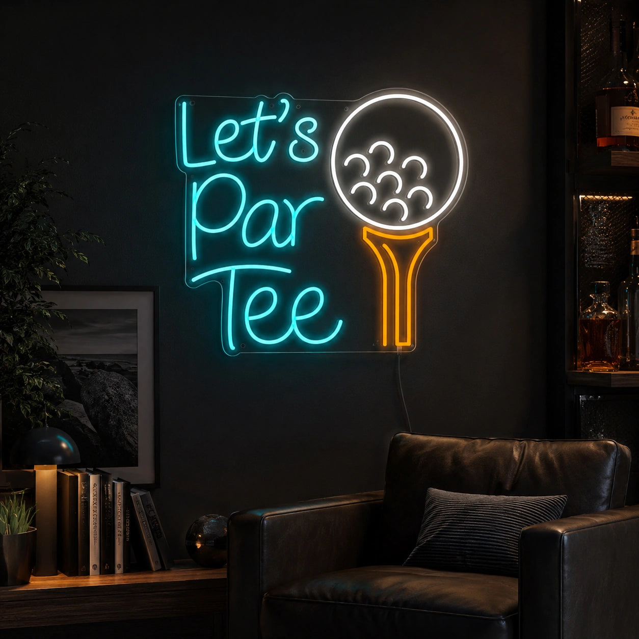 Lets Par Tee Neon Sign LED Neon Sign high-converting product image