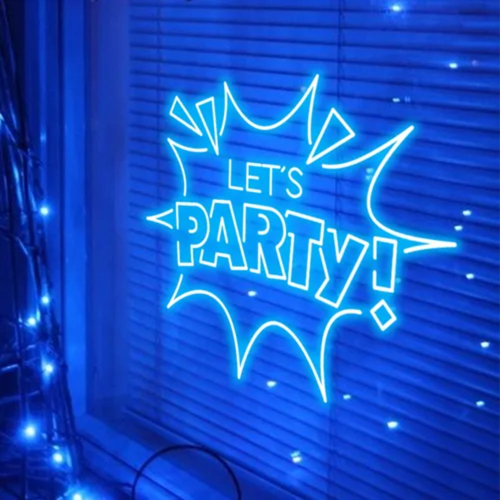 Lets Party Led Neon Sign | Shineneon