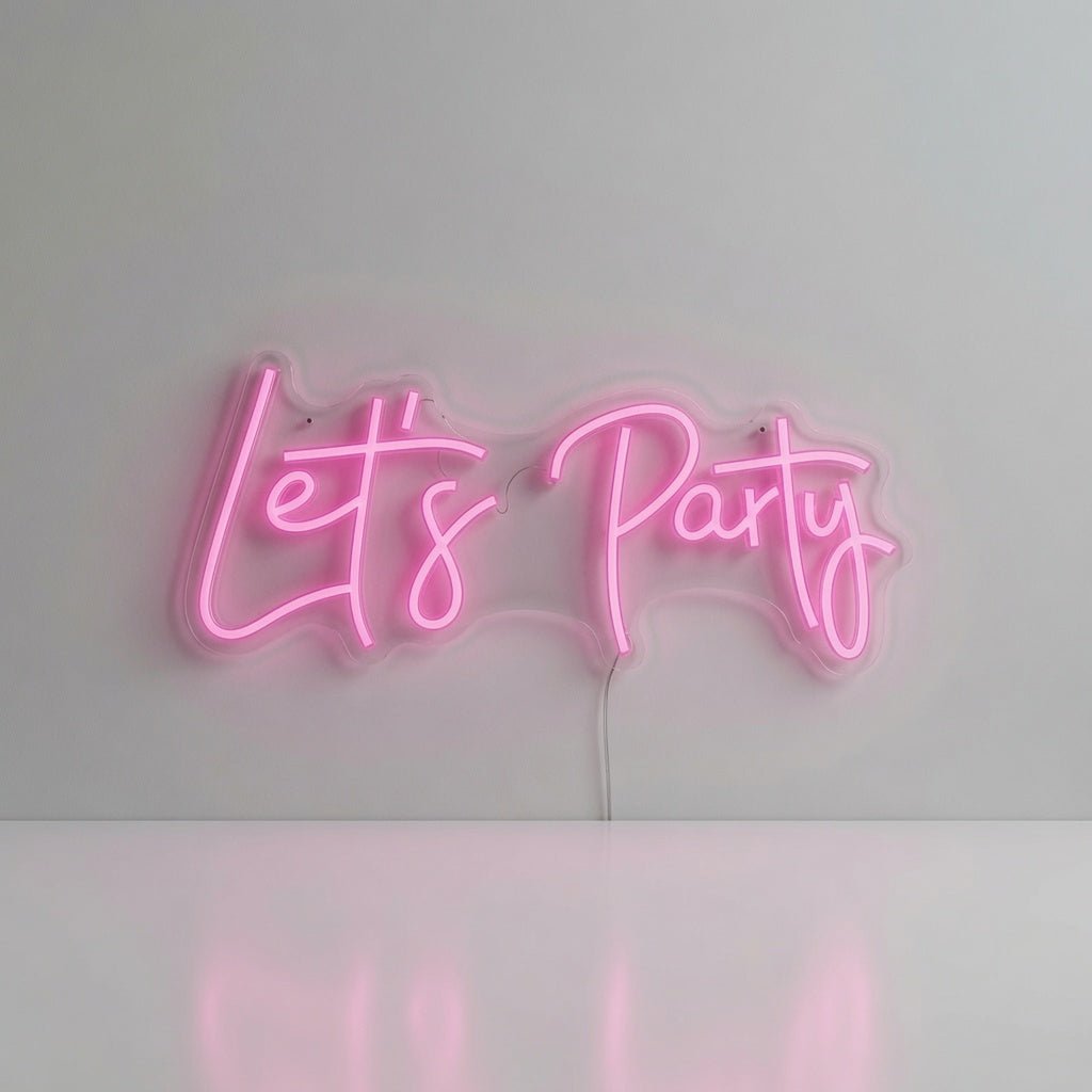 Let's Party LED Neon Sign Wall Neon Sign - Shineneon