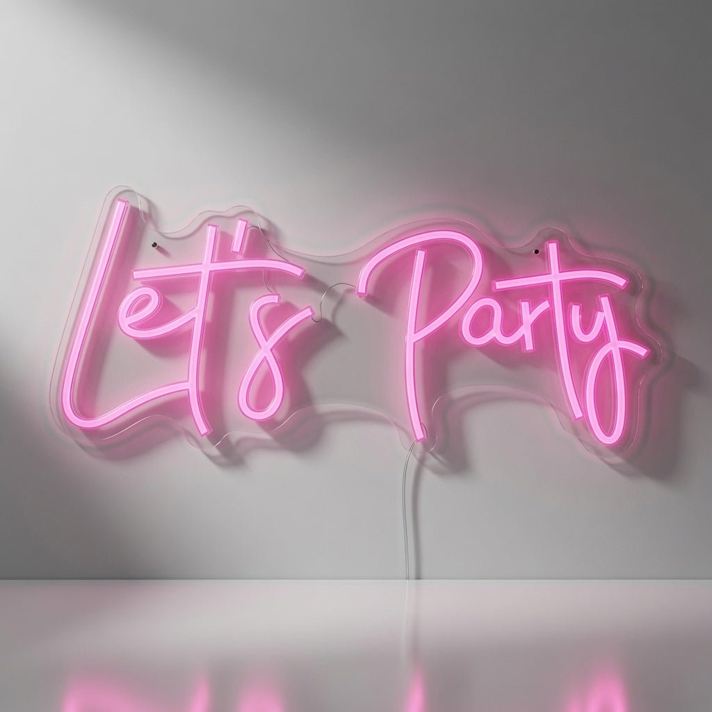 Let's Party LED Neon Sign Wall Neon Sign - Shineneon