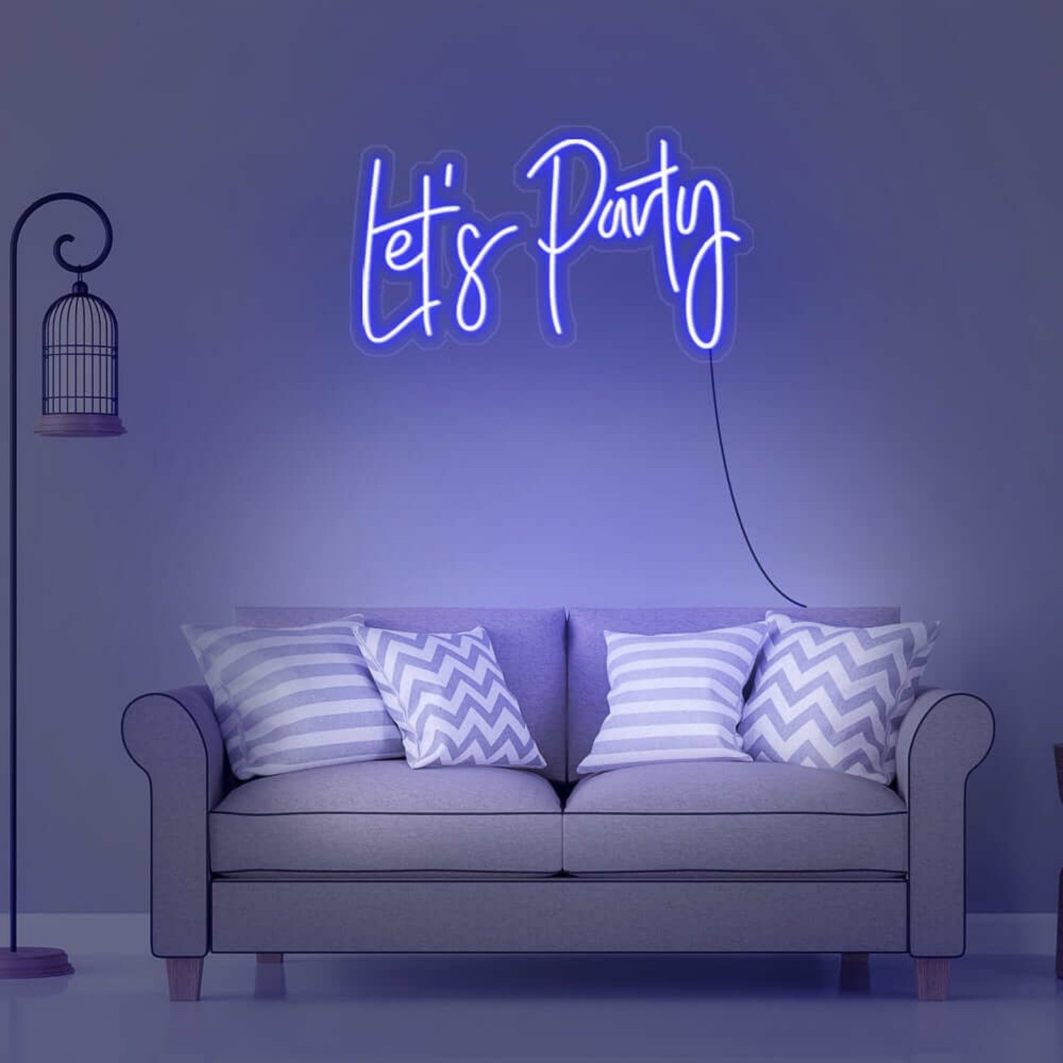 Lets Party Neon Sign For Fun And Celebratory Spaces | Shineneon