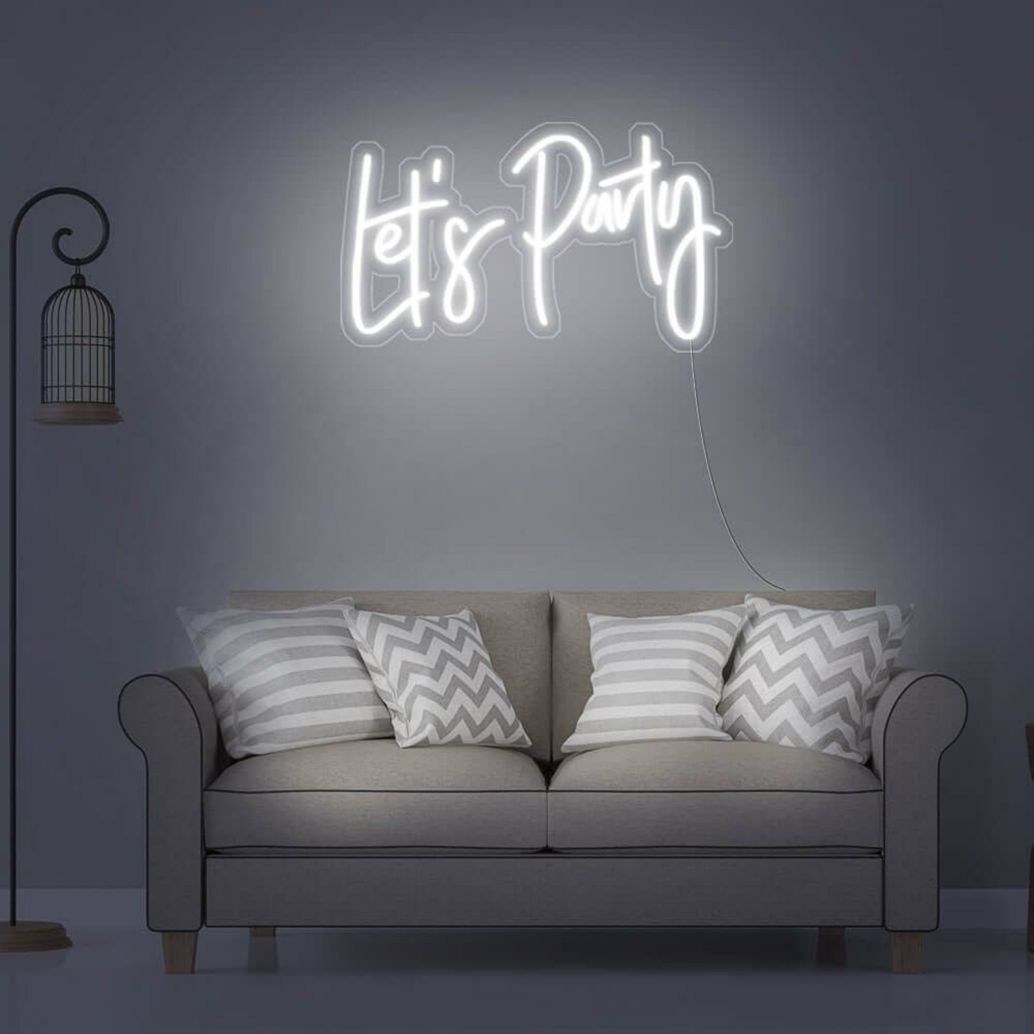 Lets Party Neon Sign For Fun And Celebratory Spaces | Shineneon