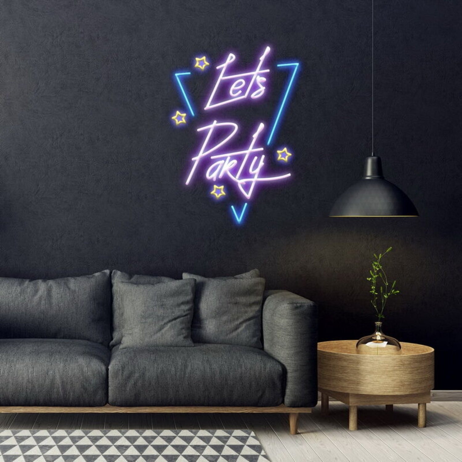 Lets Party Neon Sign Get The Party Started With This Fun Sign | Shineneon