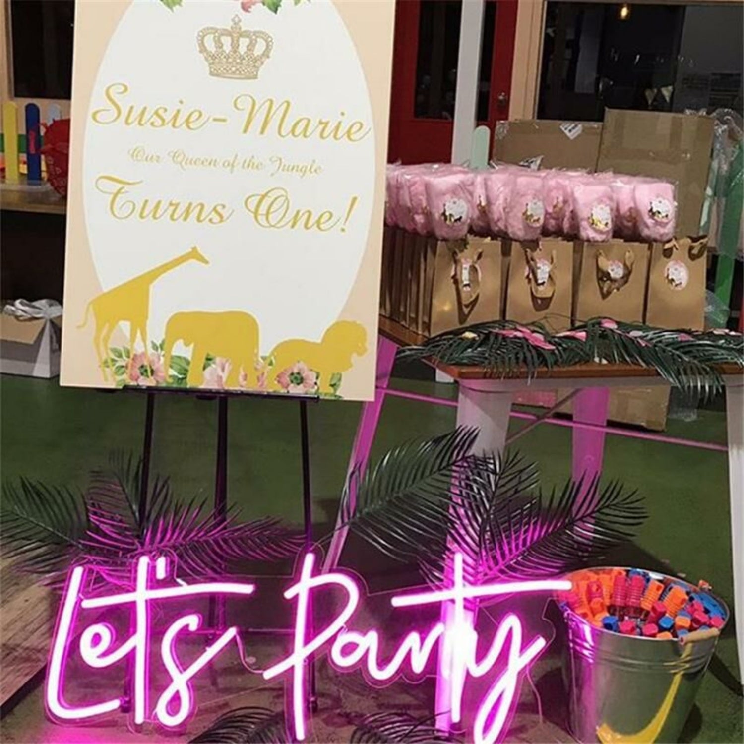 Lets Party Neon Sign Perfect For Lively Party Settings | Shineneon