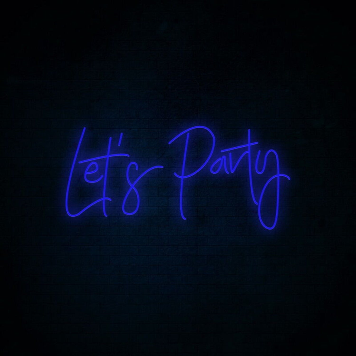 Lets Party Neon Sign Perfect For Lively Party Settings | Shineneon