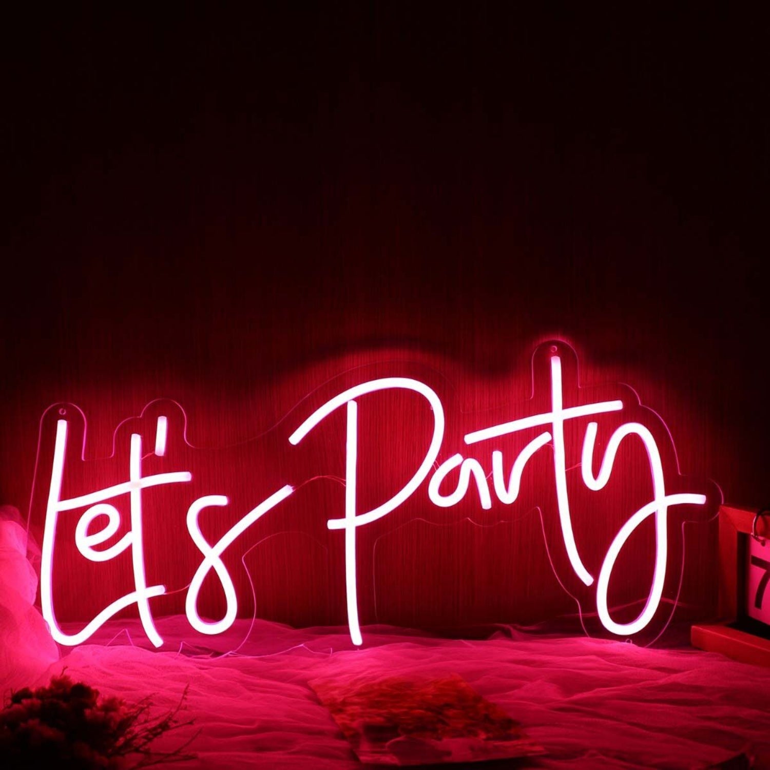 Lets Party Red Neon Sign | Shineneon