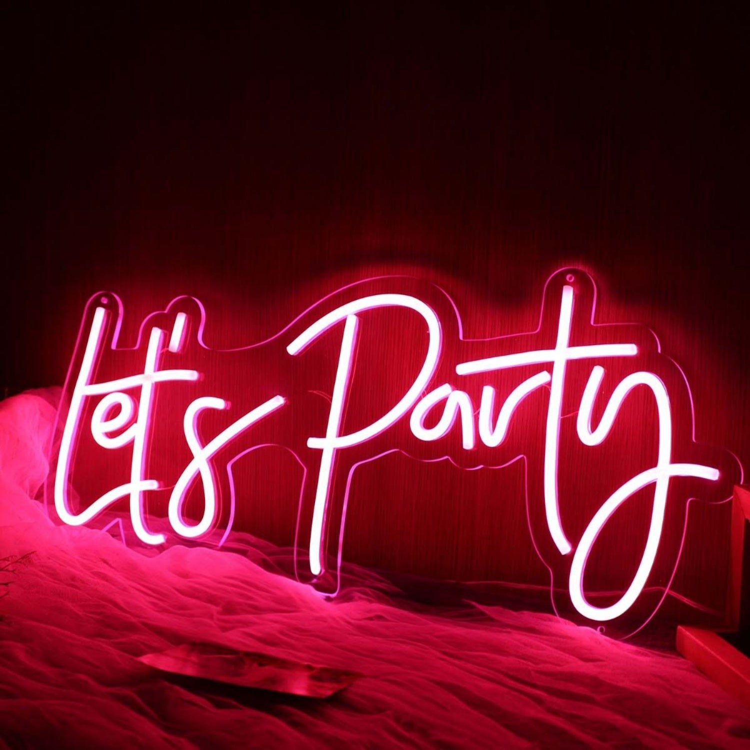 Lets Party Red Neon Sign | Shineneon