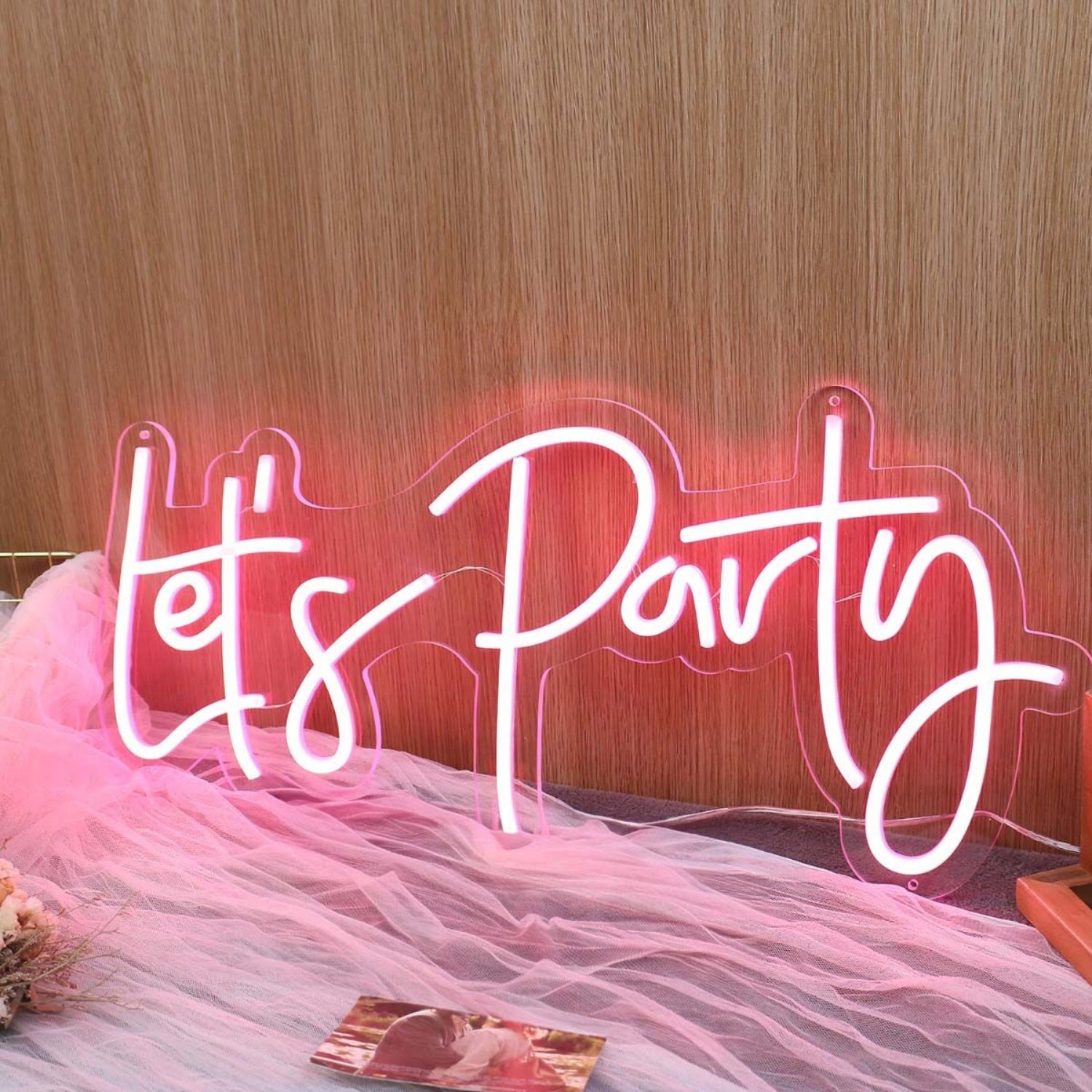 Lets Party Red Neon Sign | Shineneon