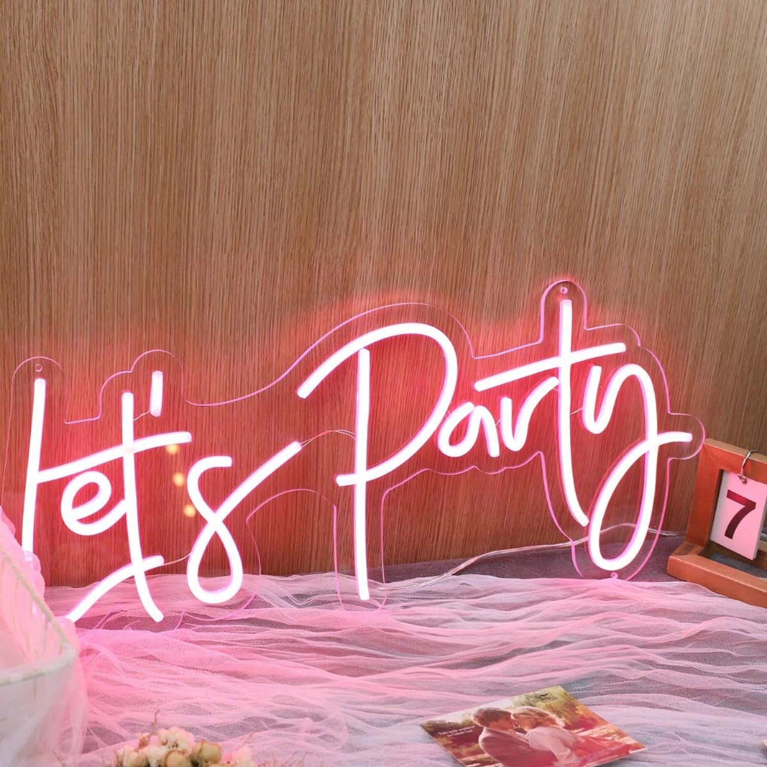 Lets Party Red Neon Sign | Shineneon