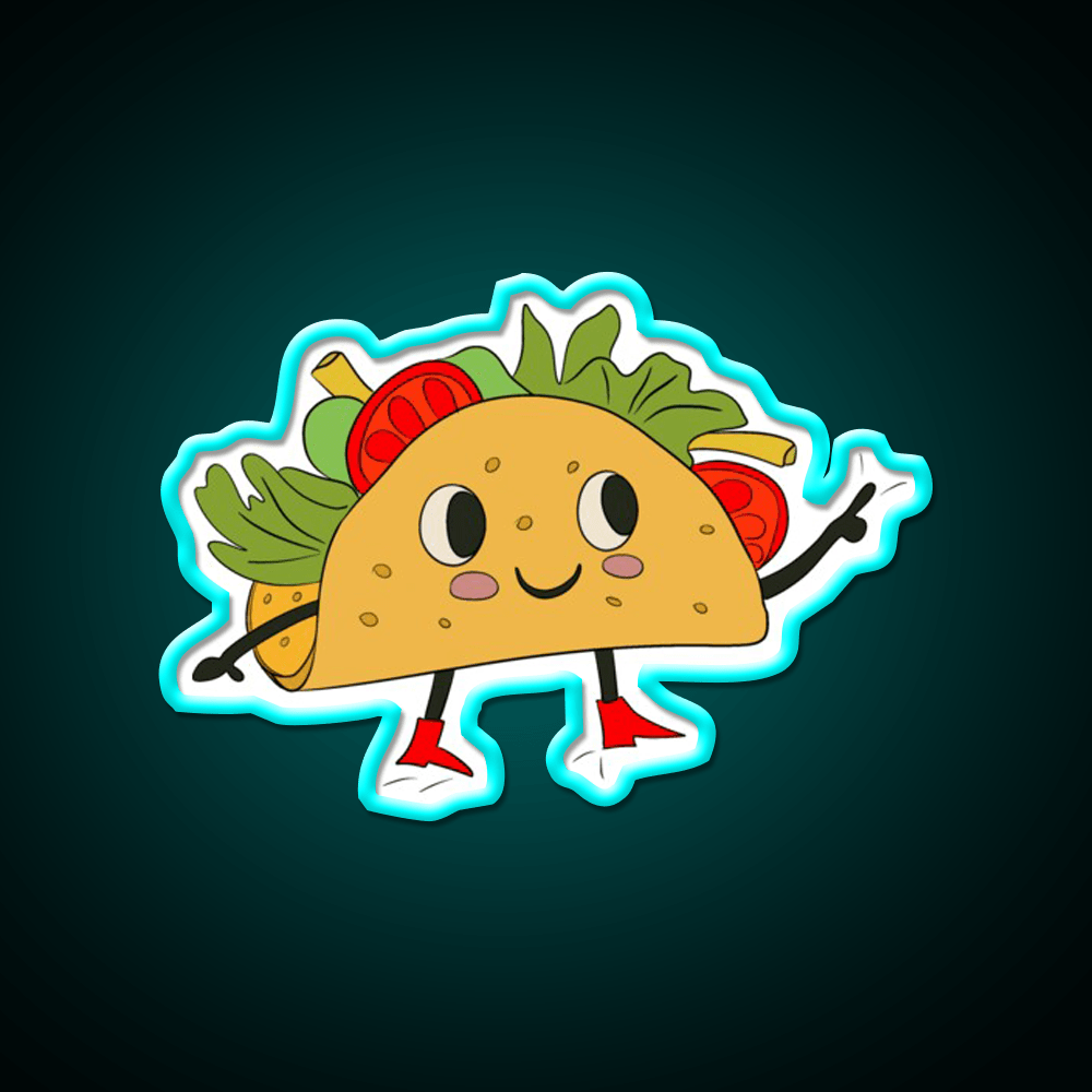 Lets Taco Bout Me Taco Led Neon Sign Rgb Color - Shineneon