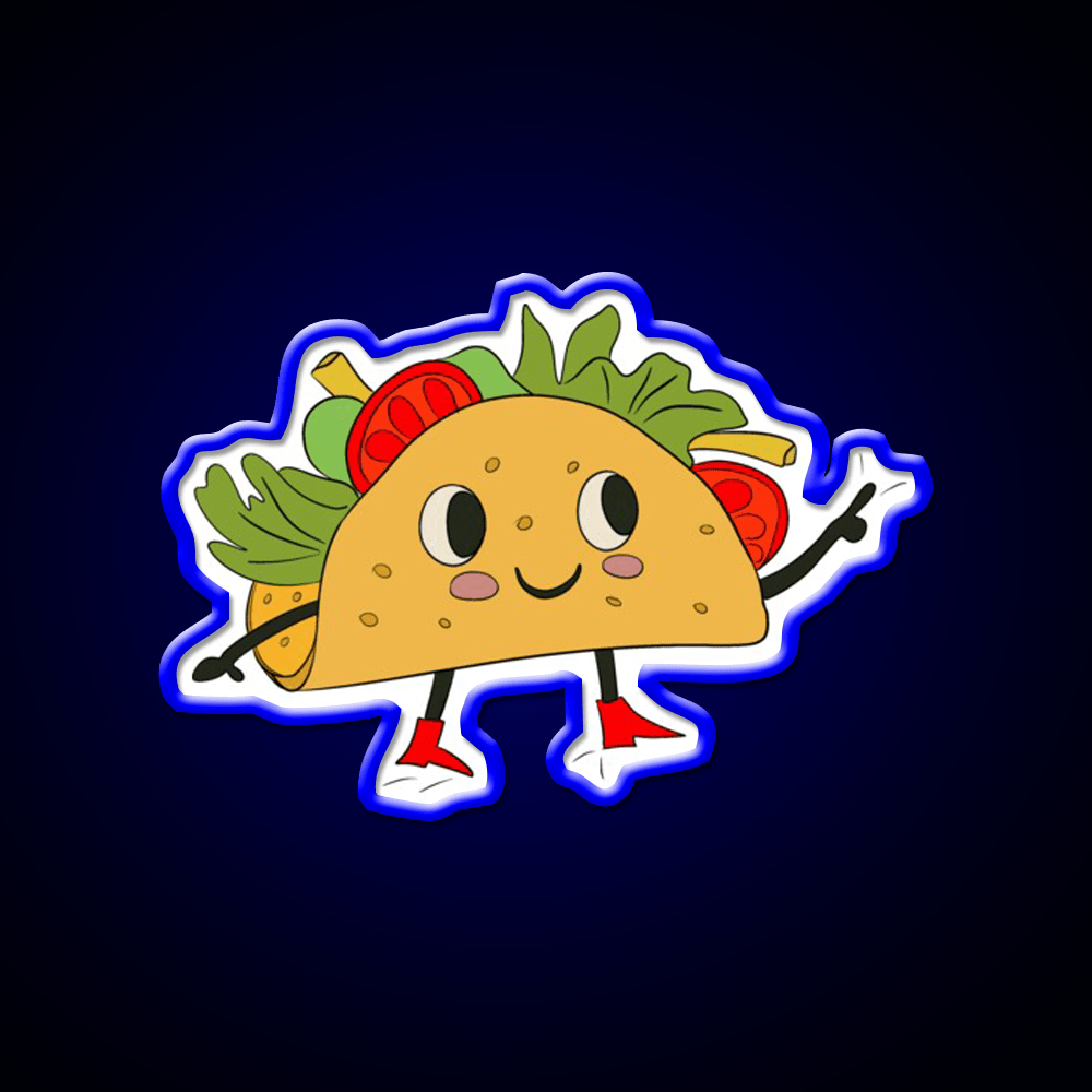 Lets Taco Bout Me Taco Led Neon Sign Rgb Color - Shineneon