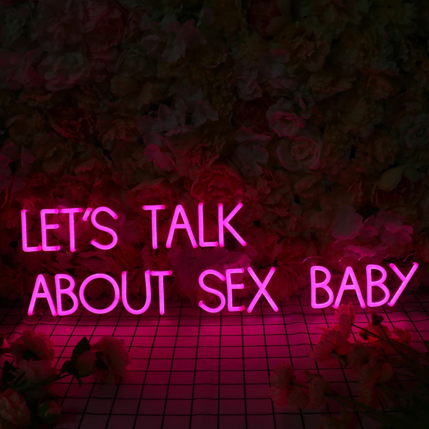 Lets Talk About Sex Baby Led Neon Sign | Shineneon