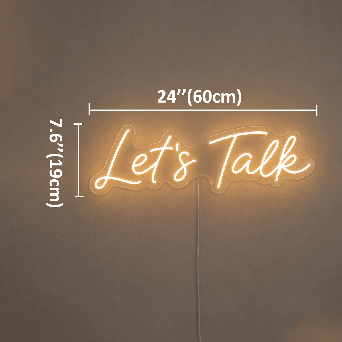 Let's Talk Custom LED Neon Sign - Shineneon