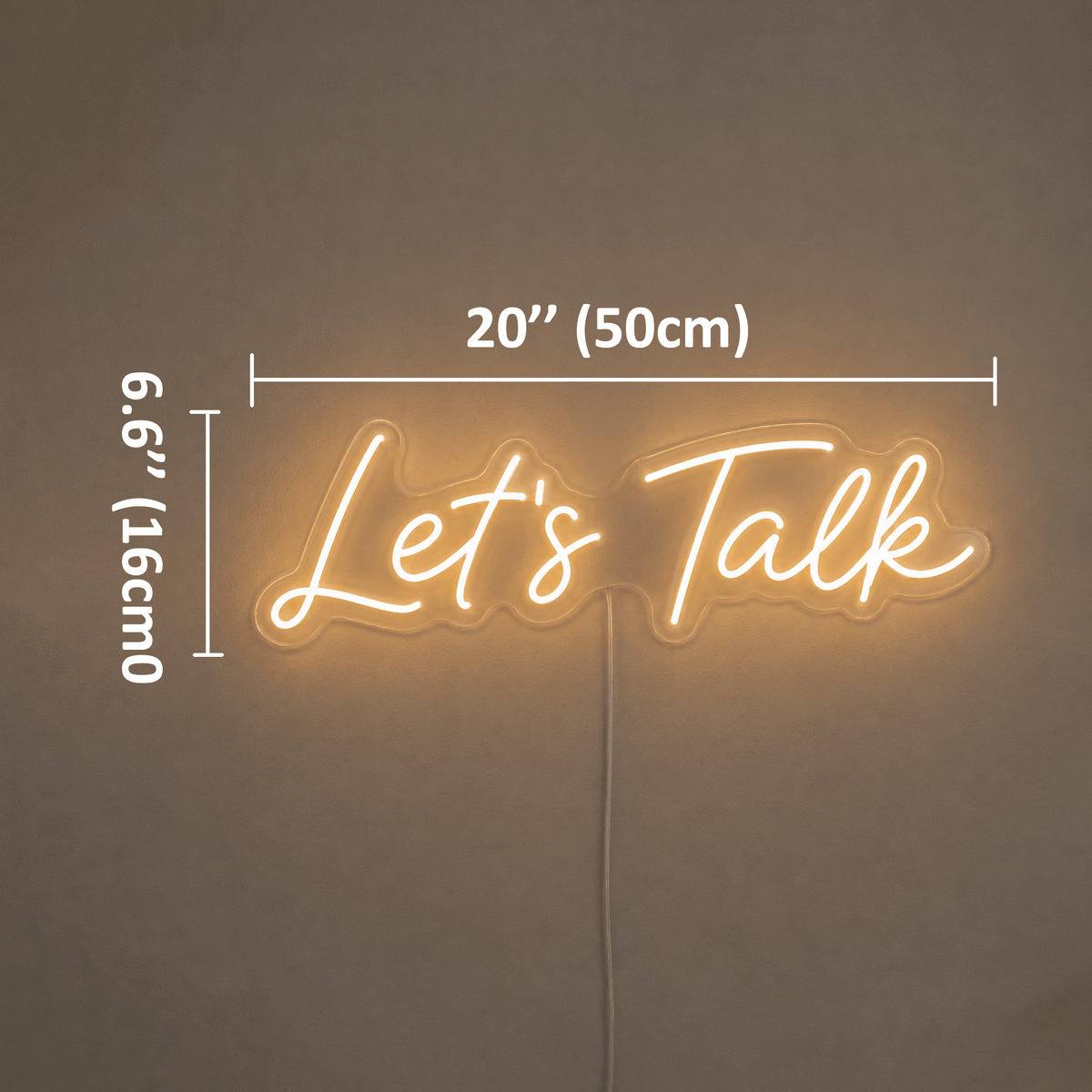 Let's Talk Custom LED Neon Sign - Shineneon