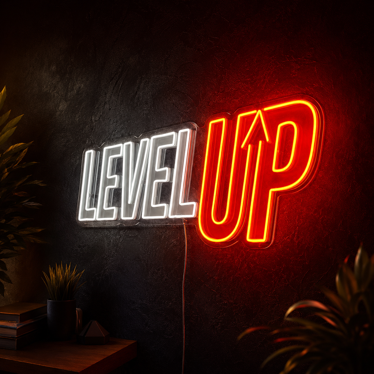 Level Up LED Neon Sign Wall Neon Sign - 01 Original Product Image