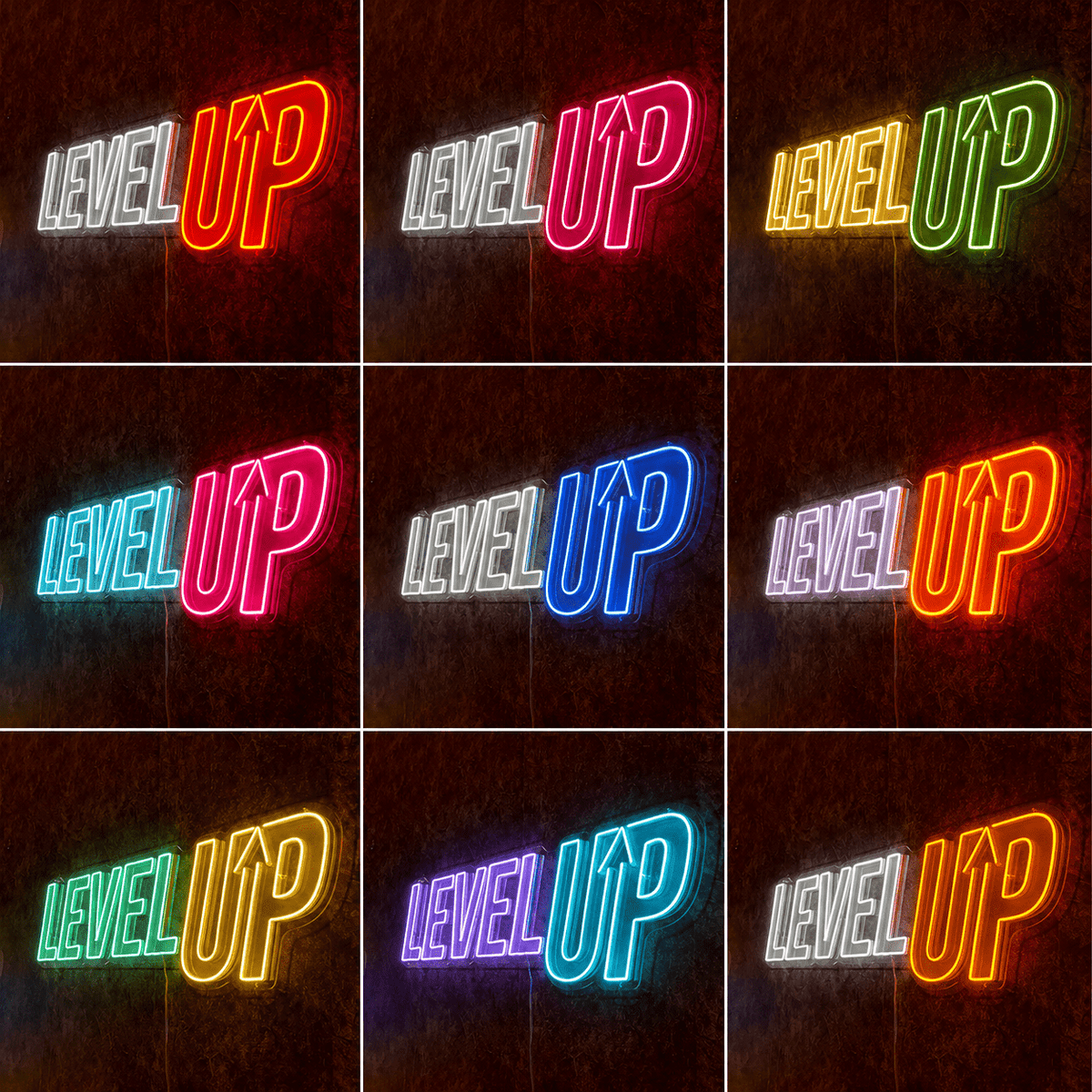 Level Up LED Neon Sign Wall Neon Sign - Shineneon