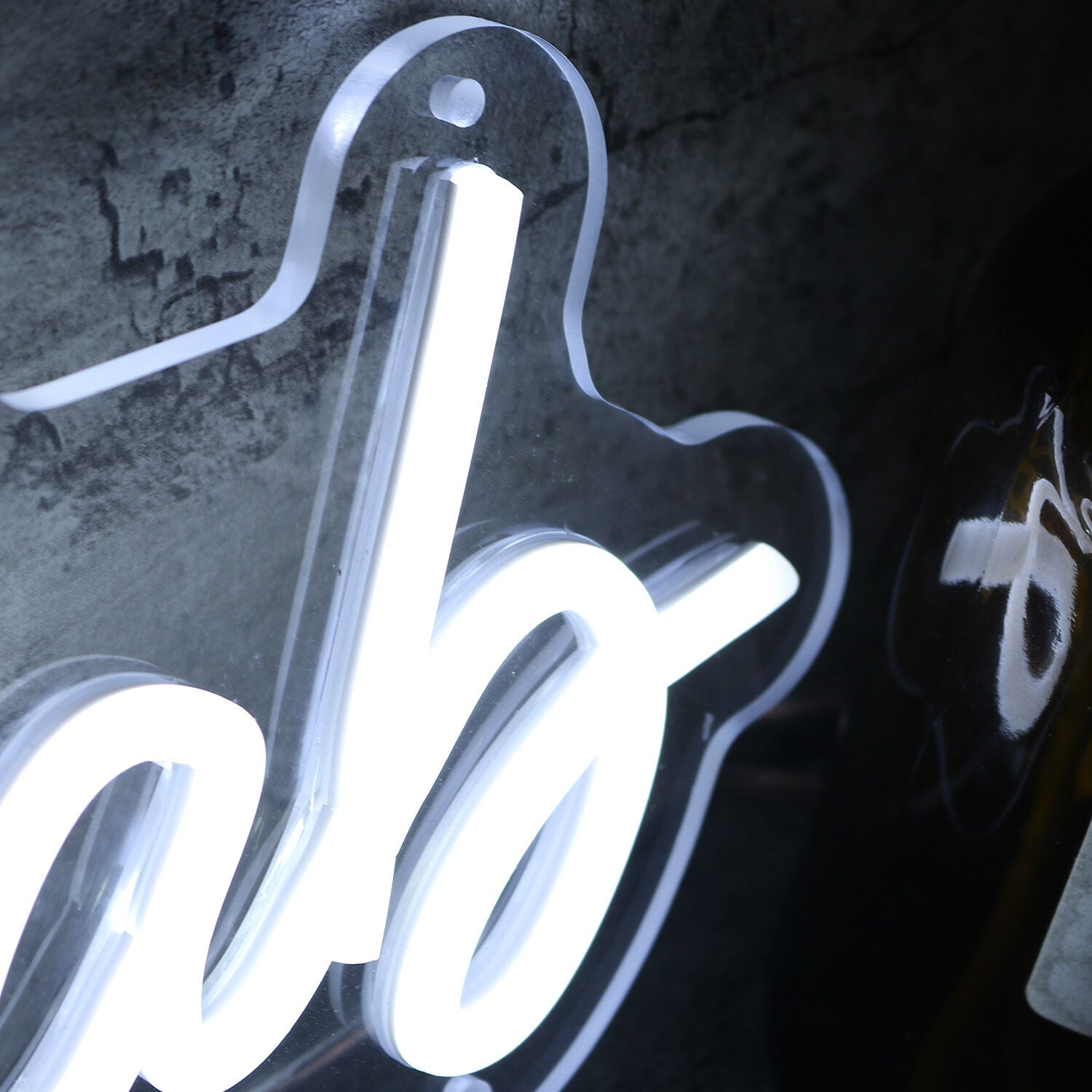 Lexis Nail Lab White Led Neon Sign - Shineneon