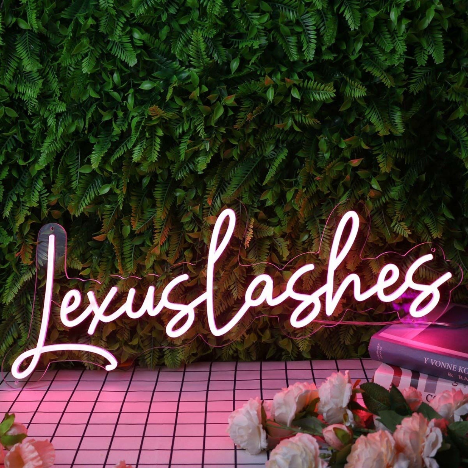 Lexus Lashes Purple Led Neon Sign - Shineneon