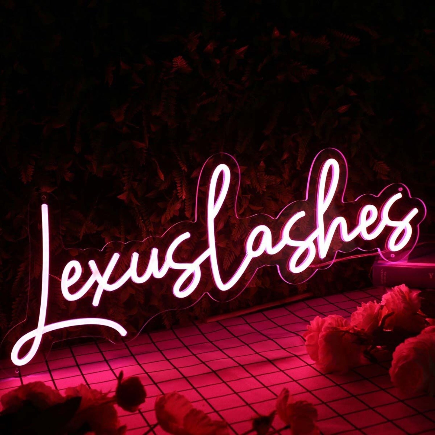 Lexus Lashes Red Led Neon Sign - Shineneon