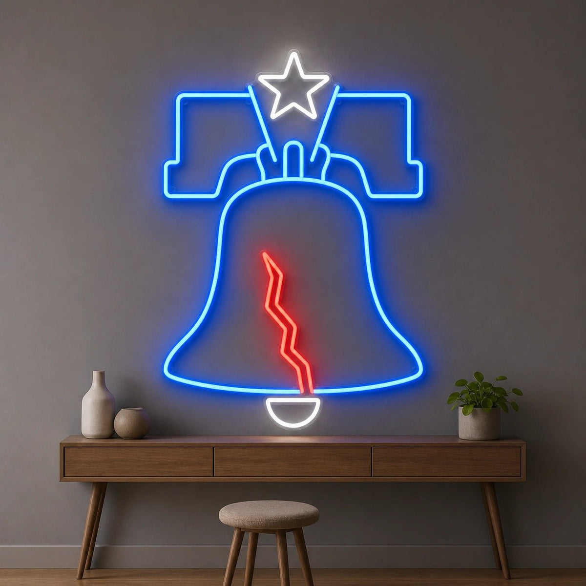 Liberty Bell LED Neon Sign Man Cave Neon Sign - Shineneon