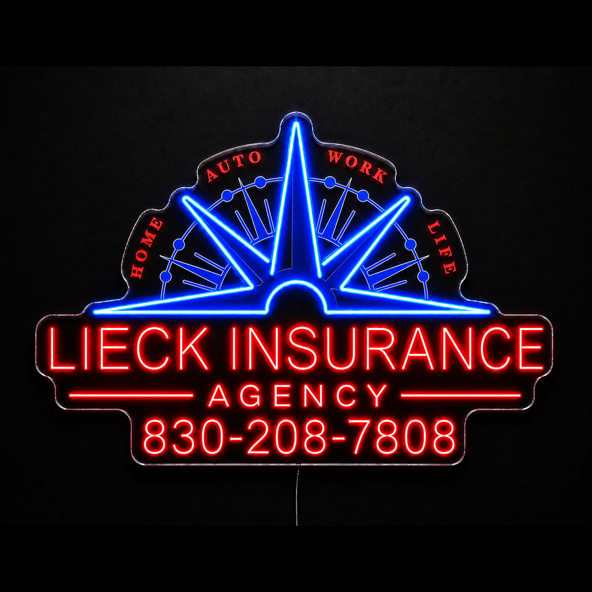 LIECK INSURANCE Custom LED Neon Sign - Shineneon