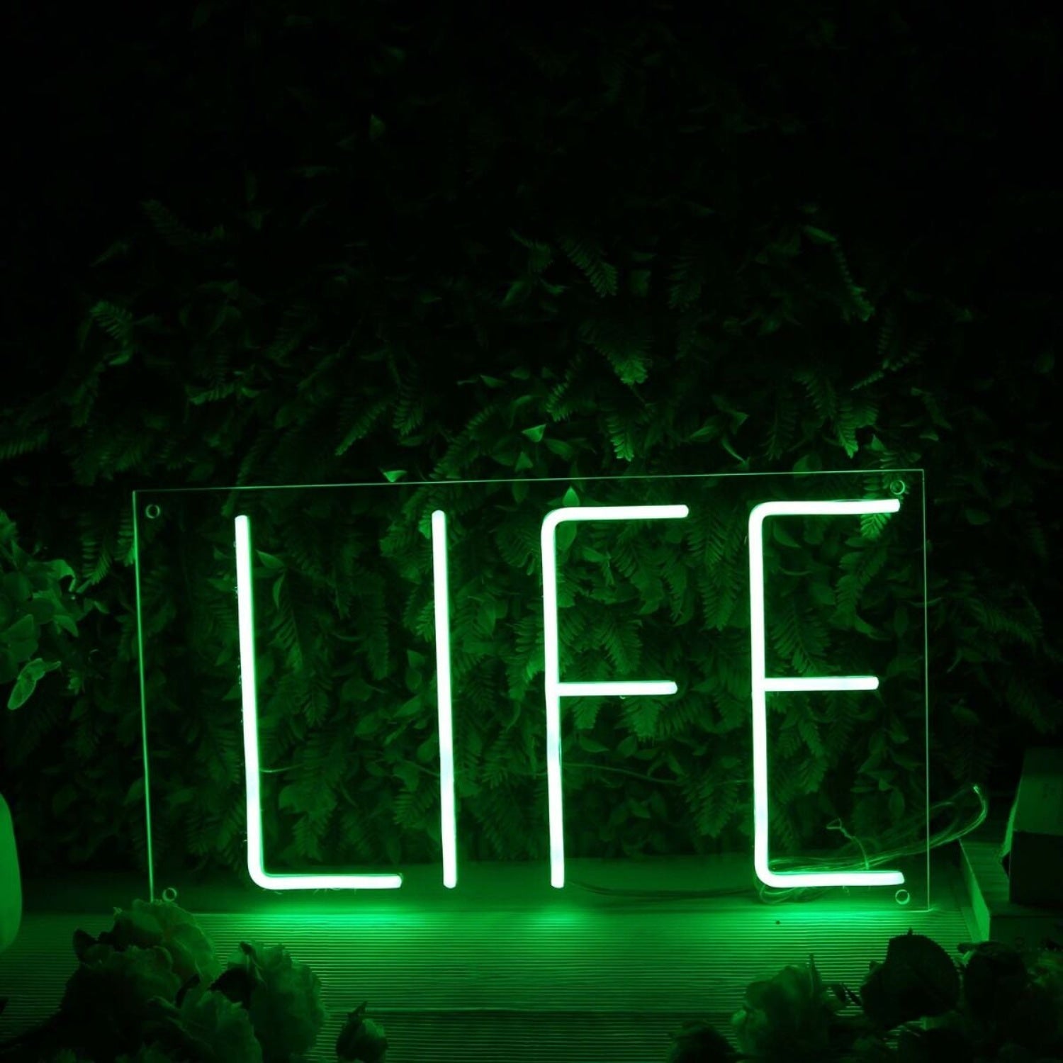 Life Green Led Neon Sign - Shineneon