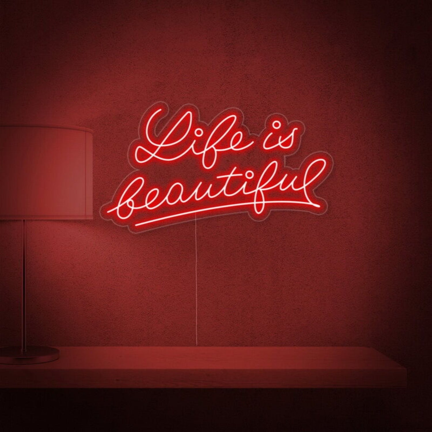Life Is Beautiful Neon Sign | Shineneon