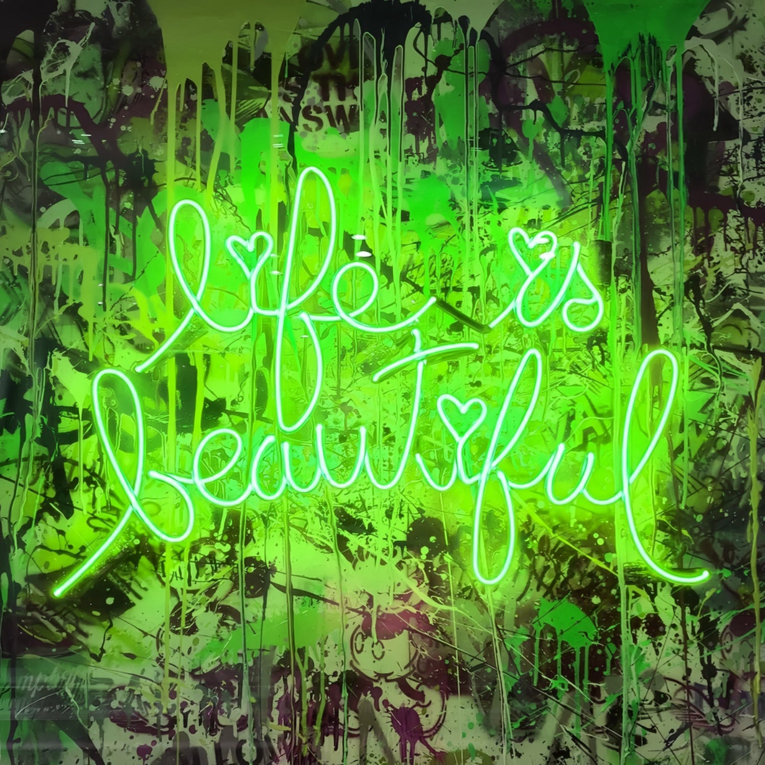Life Is Beautiful Neon Sign Illuminate Your Outlook | Shineneon