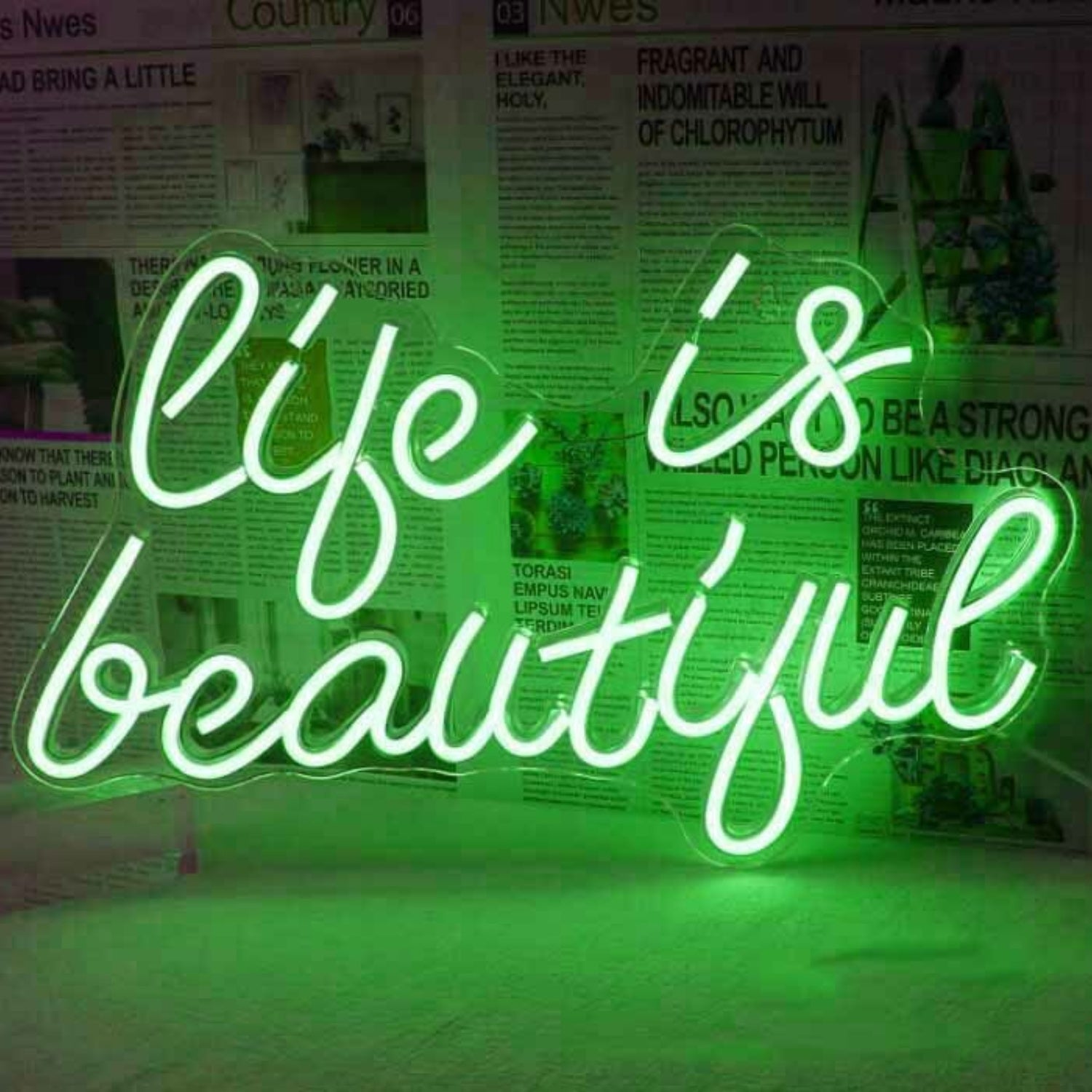 Life Is Beautiful Wedding Neon Sign | Shineneon