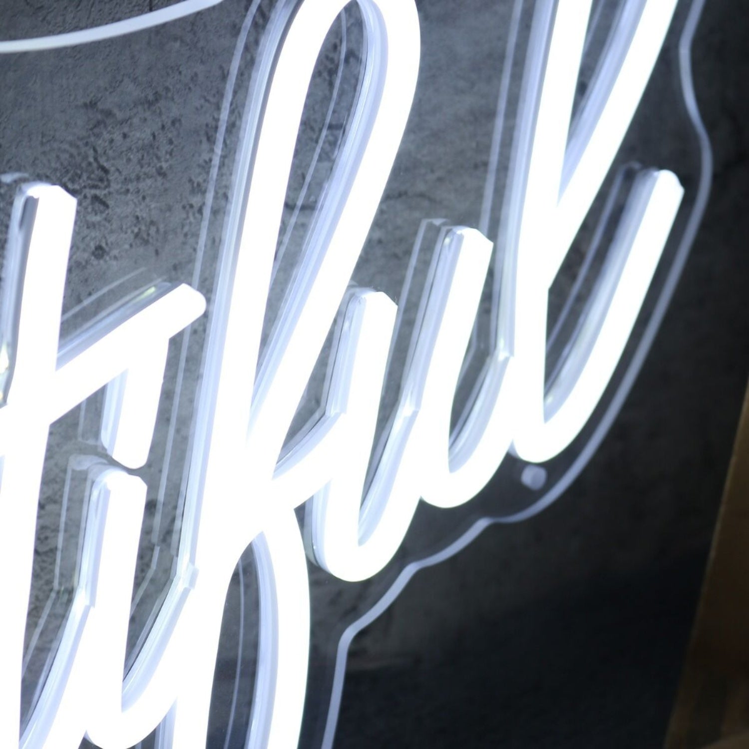 Life Is Beautiful White Custom Neon Led Sign - Shineneon