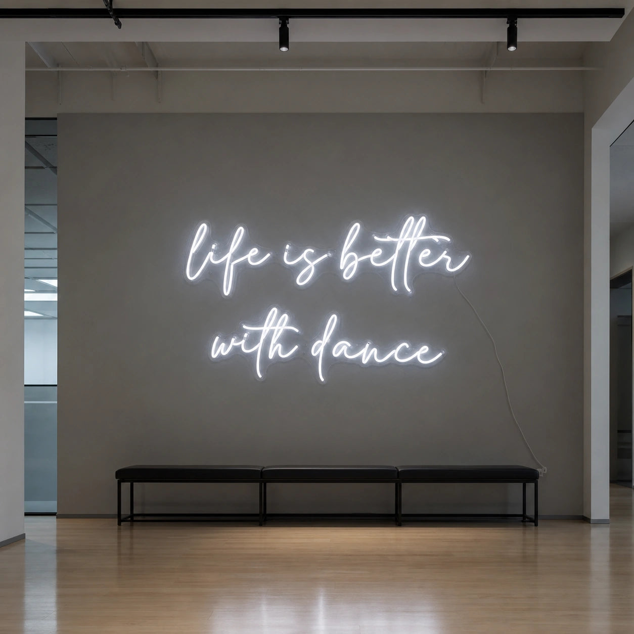 Life Is Better LED Neon Sign Home Garage Wall Decoration size image