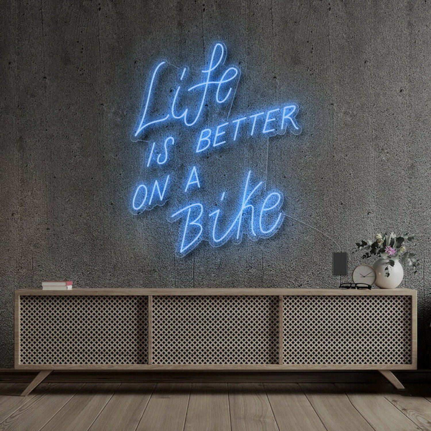 Life Is Better On A Bike Neon Sign For Fitness | Shineneon