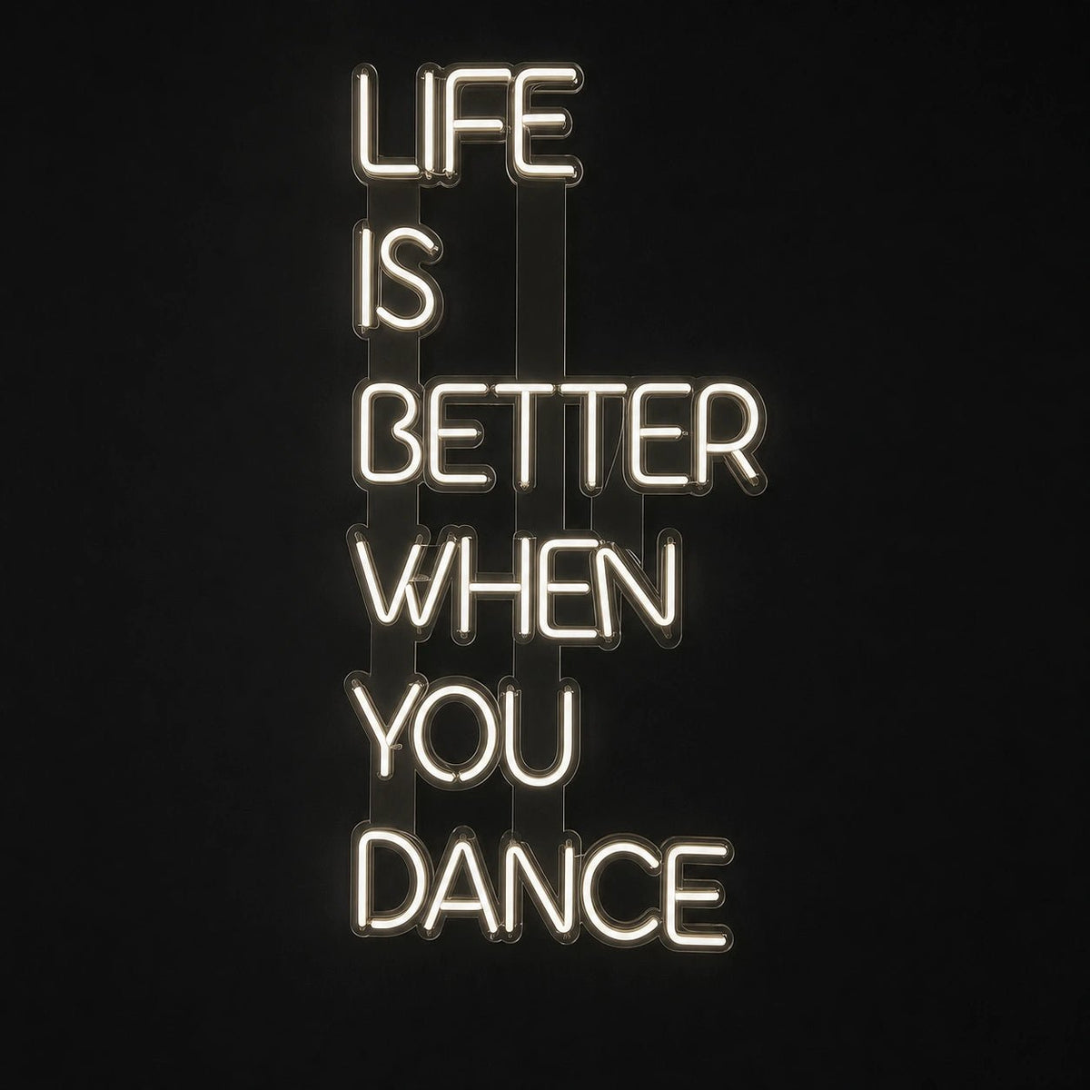 Life Is Better When You Dance LED Neon Sign Man Cave Neon Sign - Shineneon