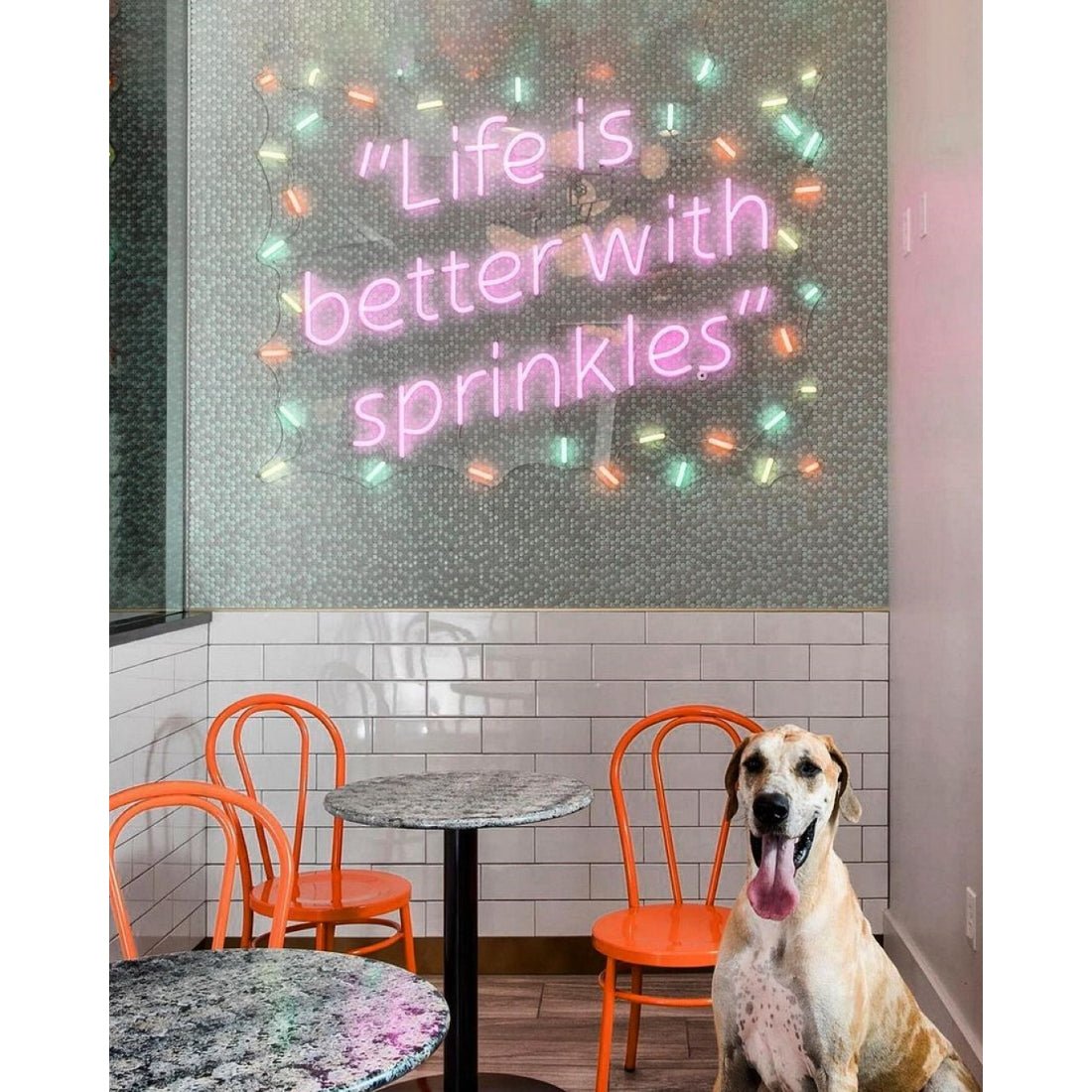 Life Is Better With Sprinkles Led Sign Business Neon Sign - Shineneon