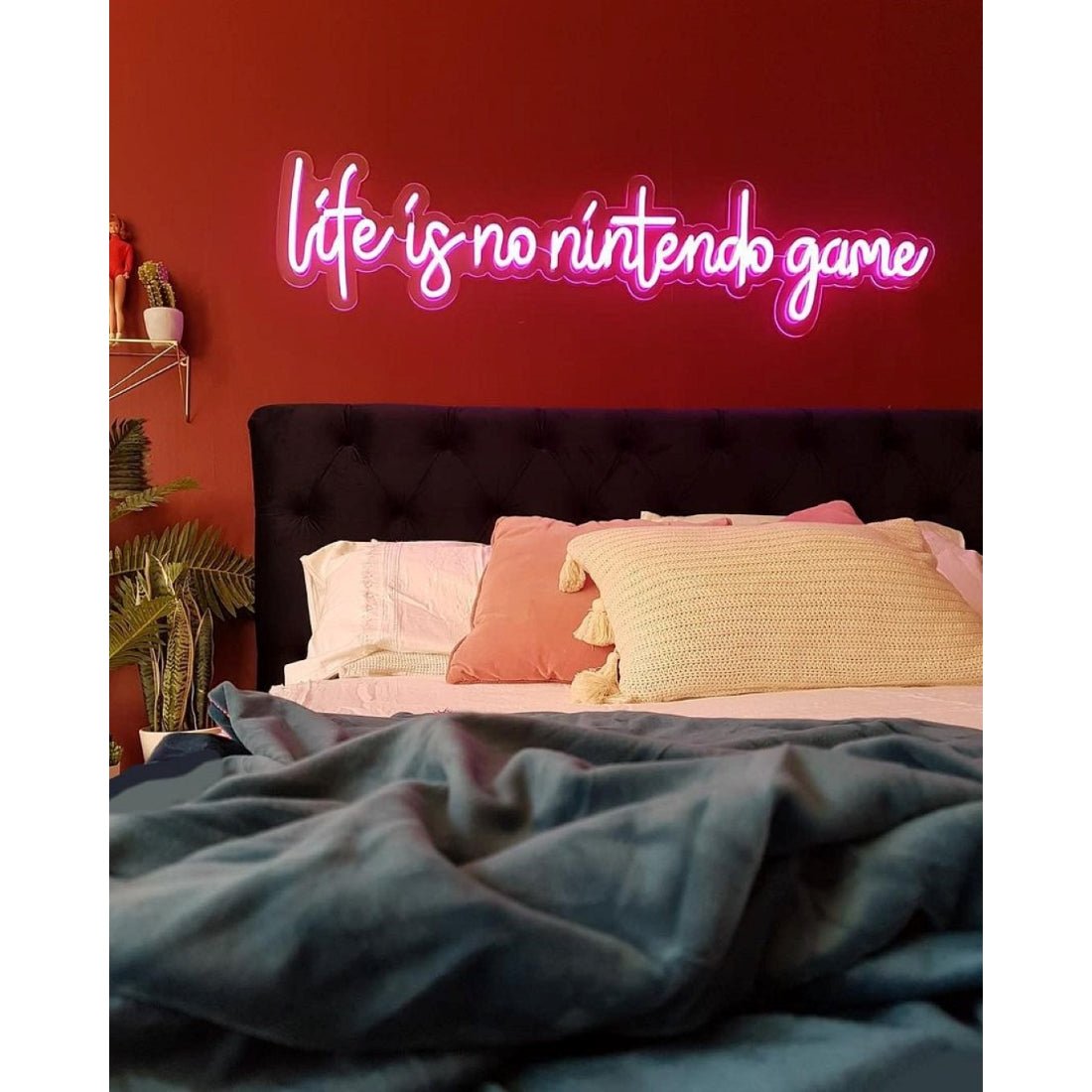 Life Is No Nintendo Game Led Sign Business Neon Sign - Shineneon