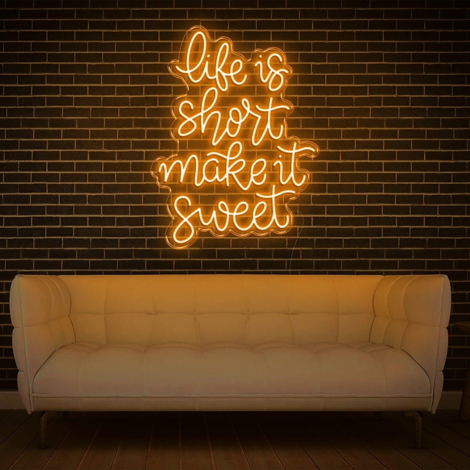 Life Is Short Pink Led Neon Sign For Indoor Wall Art | Shineneon