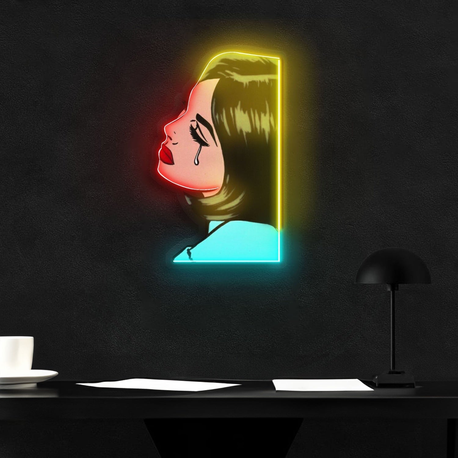 Life Is Tragic Neon X Acrylic Artwork - Shineneon