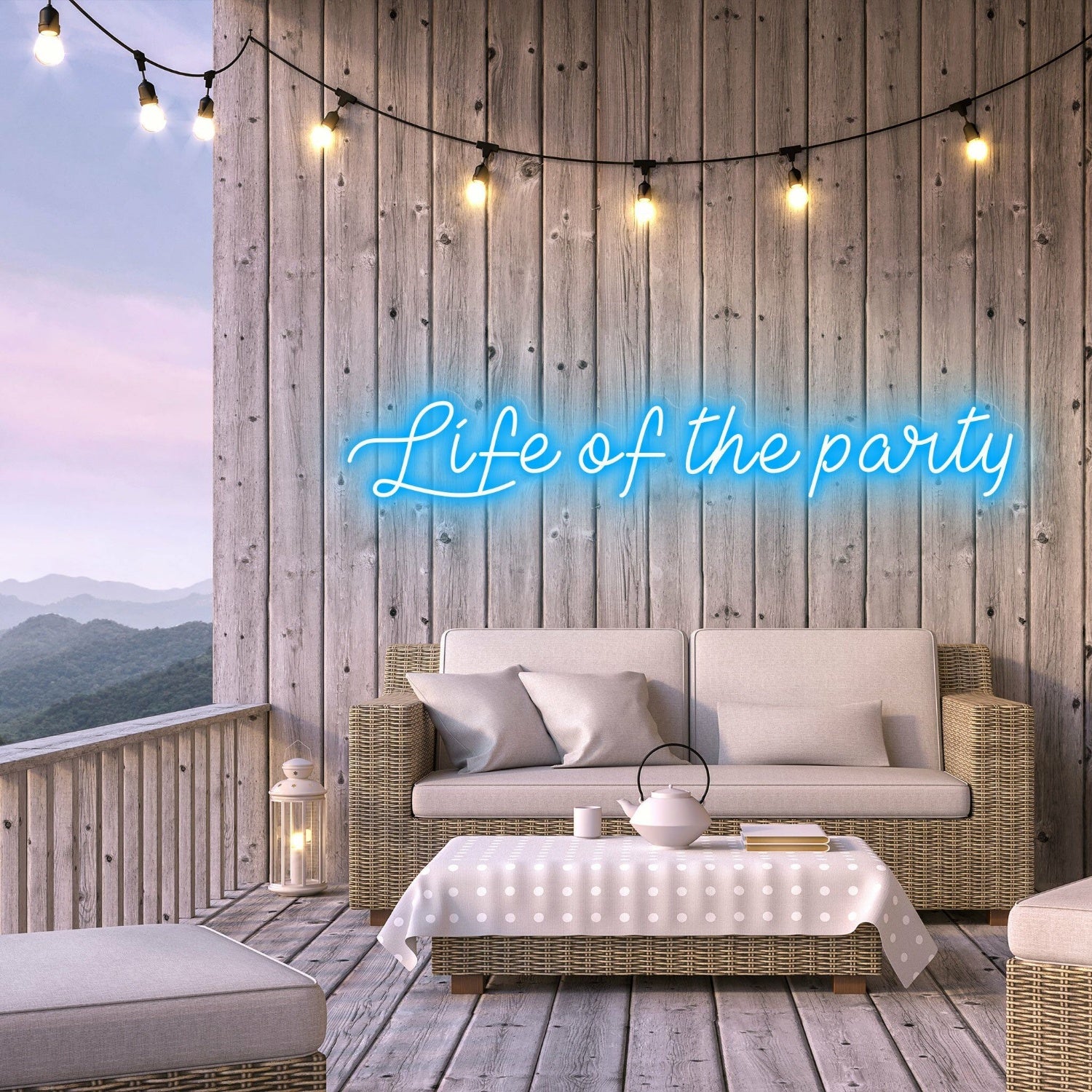 Life Of The Party Energetic Neon For Social Spaces | Shineneon