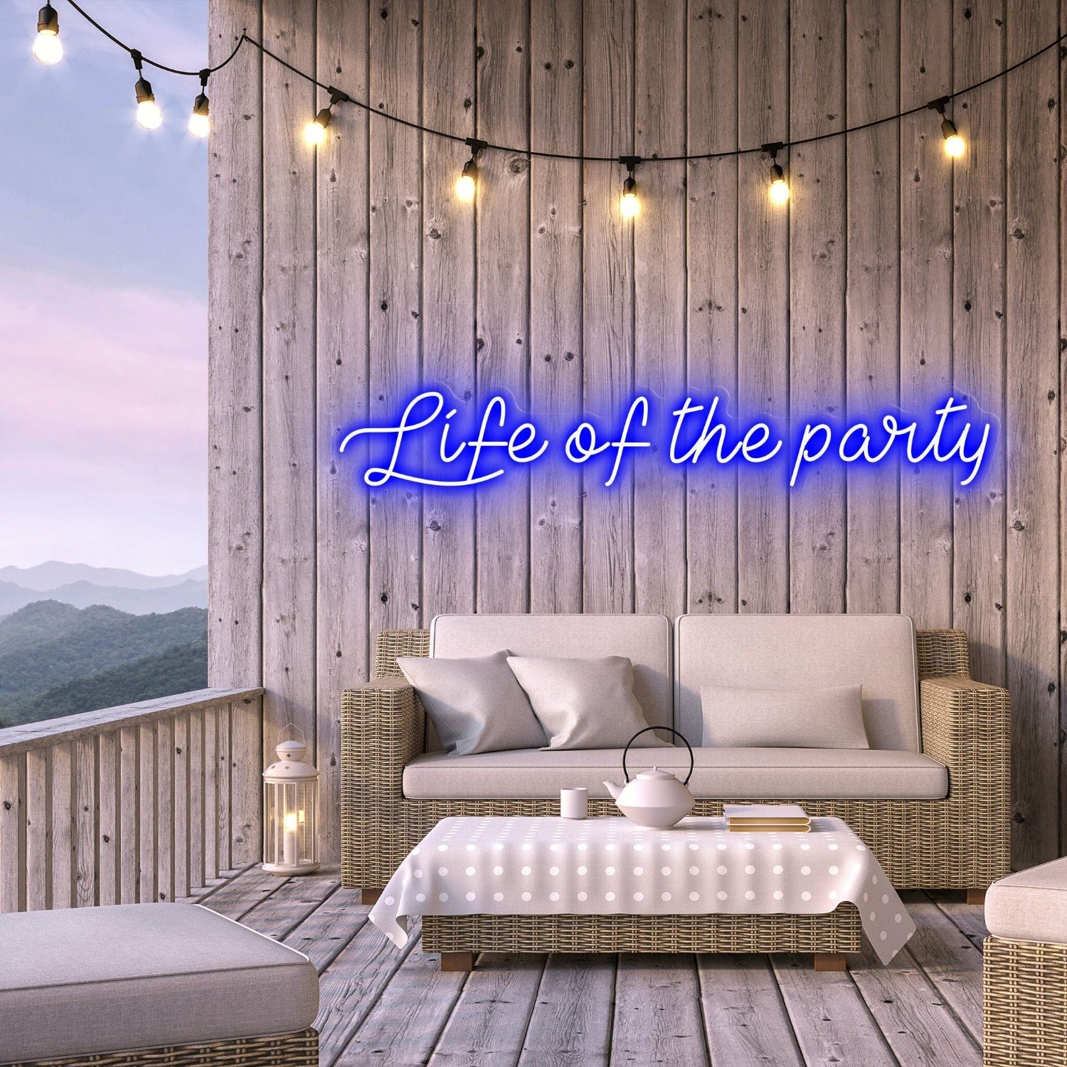 Life Of The Party Energetic Neon For Social Spaces | Shineneon