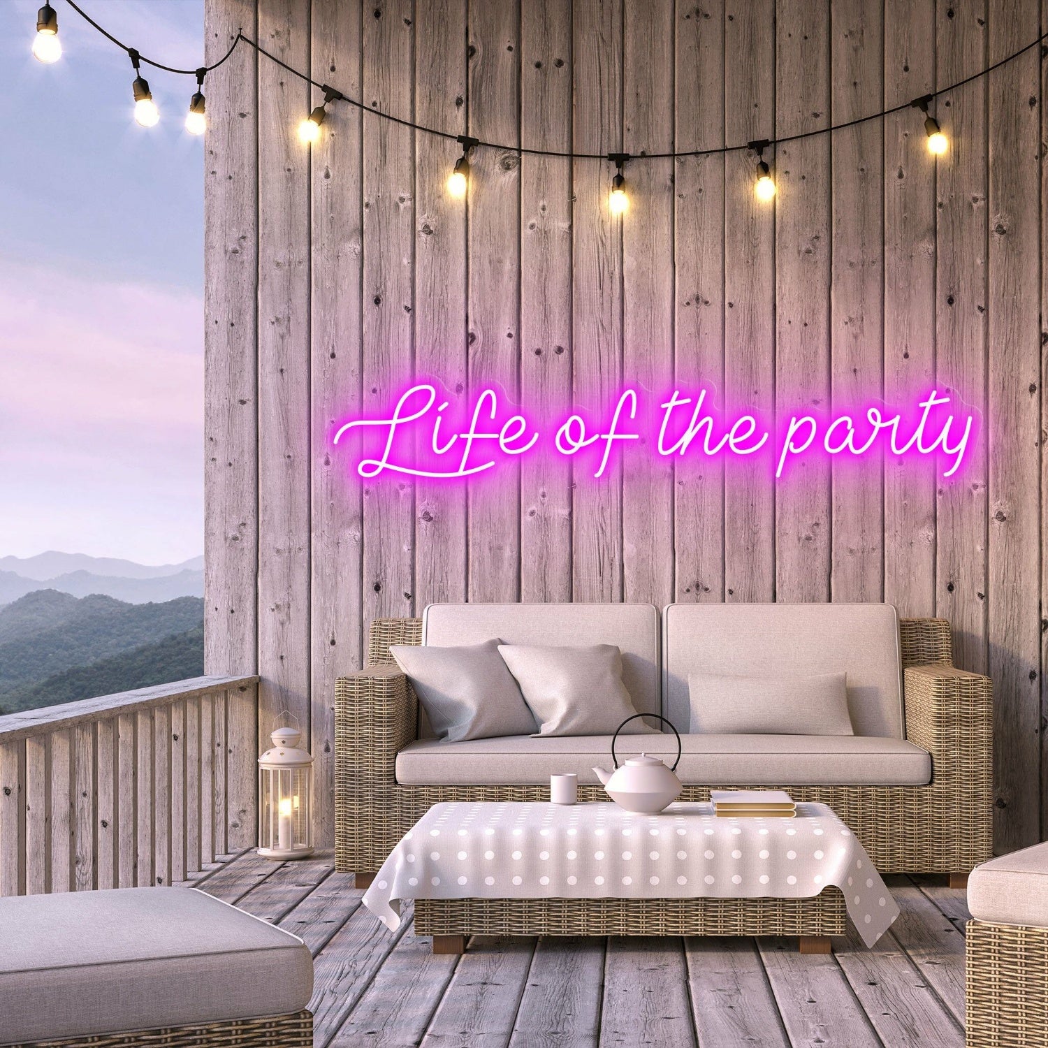 Life Of The Party Energetic Neon For Social Spaces | Shineneon