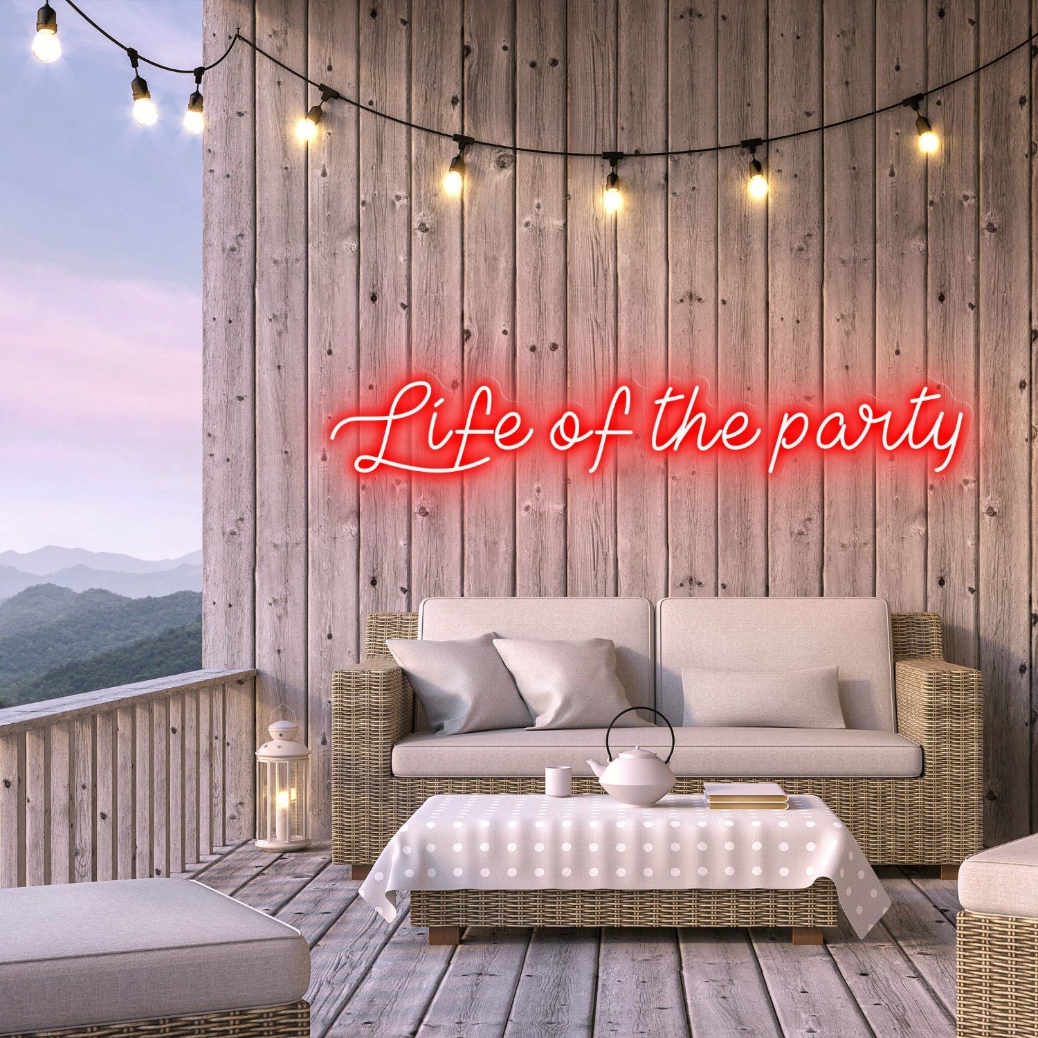 Life Of The Party Energetic Neon For Social Spaces | Shineneon